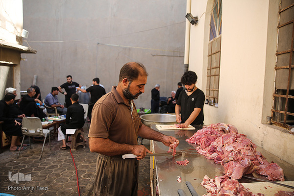 موکب کفیل زینب شیرازی ها در شهر نجف