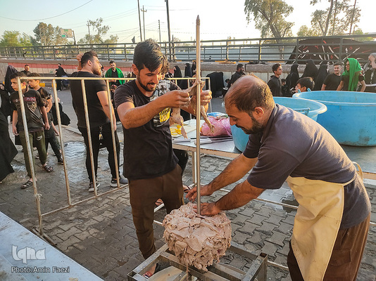موکب کفیل زینب شیرازی ها در شهر نجف