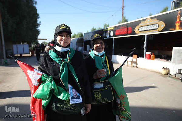 زائرین پیاده روی اربعین حسینی