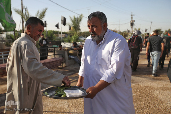 خادمین زائرین پیاده روی اربعین حسینی