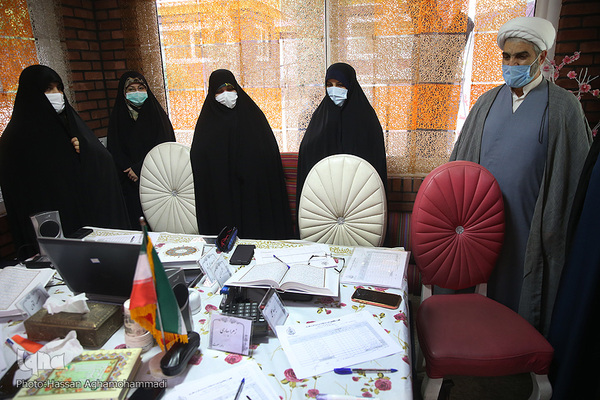 بازدید حجت‌الاسلام والمسلمین محمدباقر ابراهیمی، معاون تبلیغات و روابط عمومی وزارت دفاع از سیزدهمین دوره مسابقات قرآن خانواده‌های ودجا