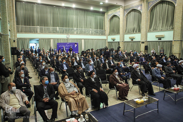 آیین تکریم و معارفه ابوذر ابراهیمی ترکمان و حجت‌الاسلام و المسلمین محمدمهدی ایمانی‌پور