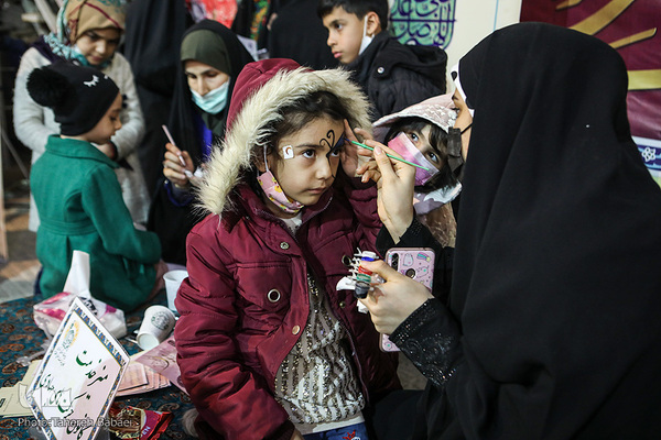 جشن میلاد دخت علی(ع) در محله قنات کوثر