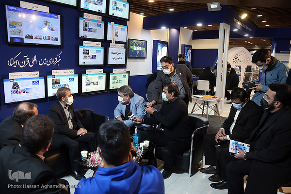 غرفه ایکنا در نمایشگاه دستاوردها و توانمندی‌های جهاددانشگاهی