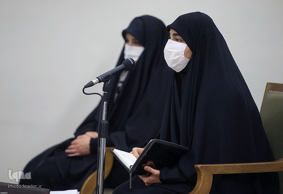 دیدار خانواده و اعضای ستاد بزرگداشت شهید حاج قاسم سلیمانی با رهبر انقلاب