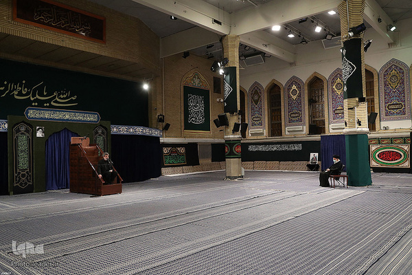 مراسم عزاداری شام شهادت حضرت فاطمه‌زهرا (س)در حسینیه امام خمینی(ره)