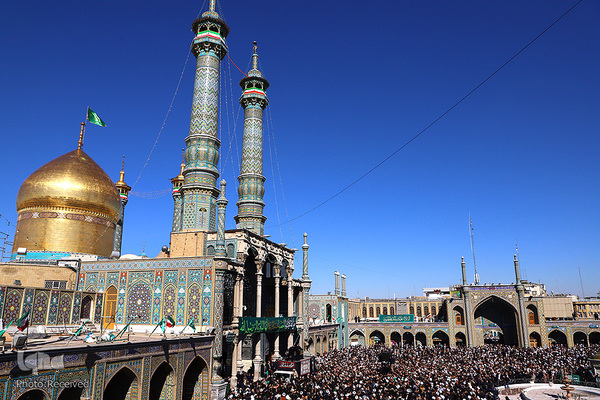 مراسم تشییع پیکر مرجع فقید شیعه، آیت‌الله‌ لطف‌الله صافی‌گلپایگانی (ره) در شهر مقدس قم