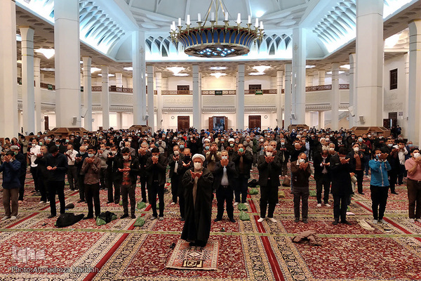 حرم شاهچراغ در سوگ باب‌الحوائج(ع)