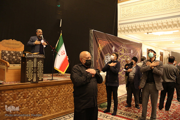 حرم شاهچراغ در سوگ باب‌الحوائج(ع)