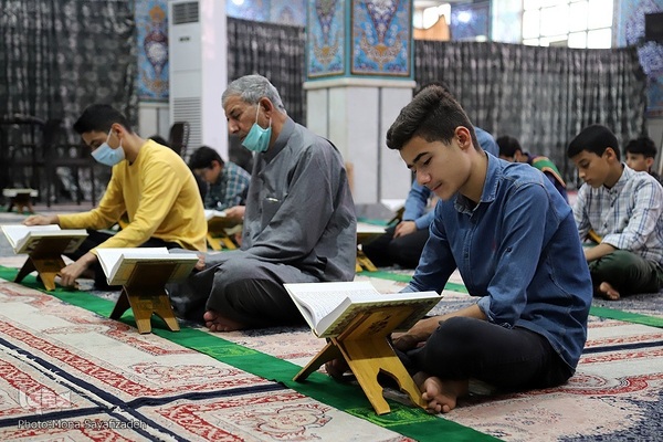 جزءخوانی در مسجد الغدیر اهواز