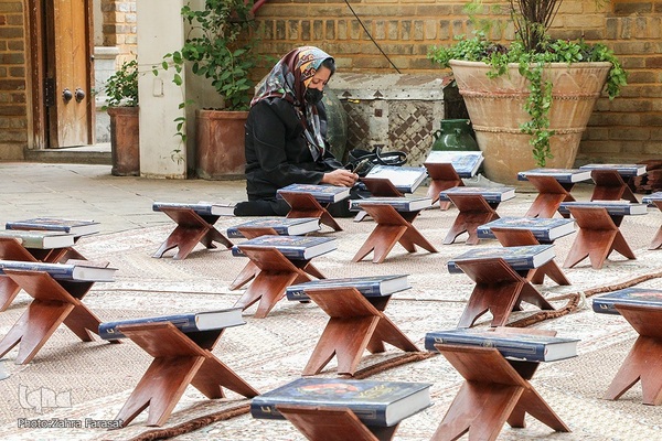 جزخوانی قرآن در خانه مدرس