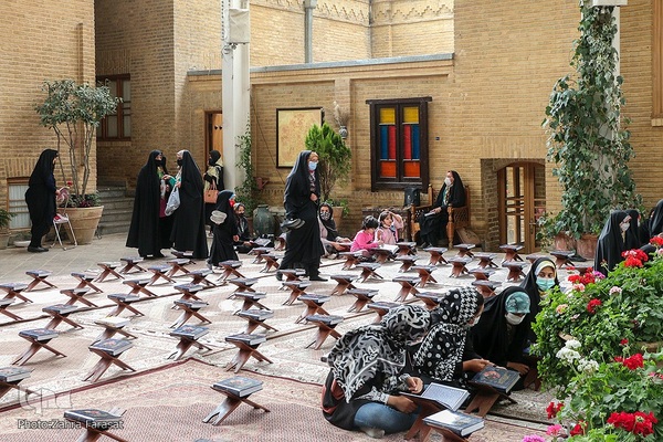 جزخوانی قرآن در خانه مدرس