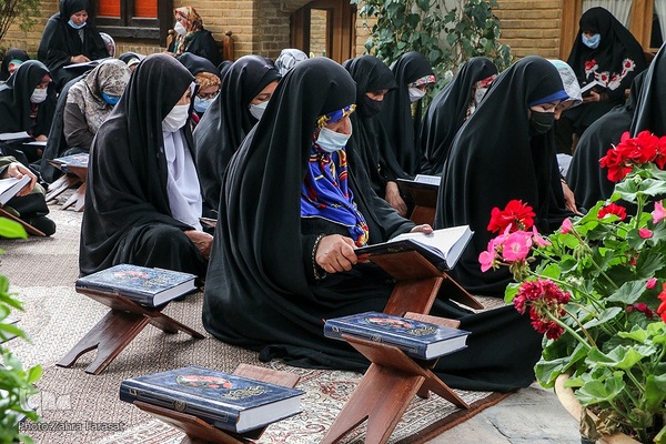 جزخوانی قرآن در خانه مدرس