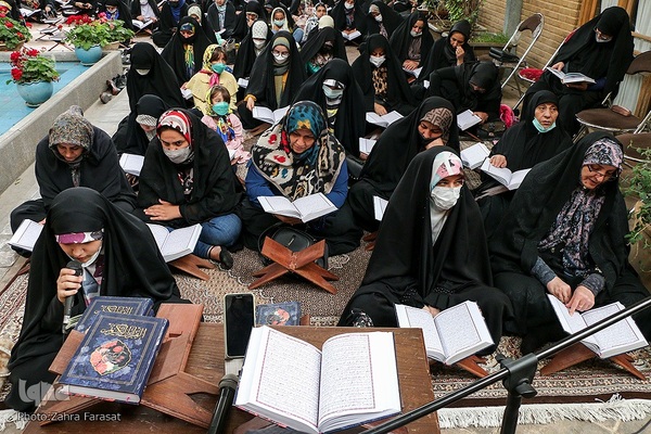 جزخوانی قرآن در خانه مدرس