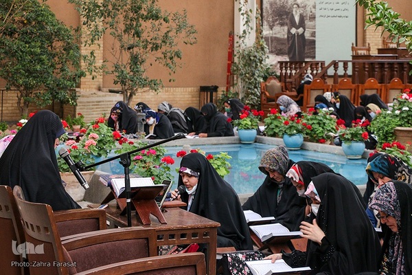 جزخوانی قرآن در خانه مدرس