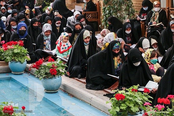 جزخوانی قرآن در خانه مدرس