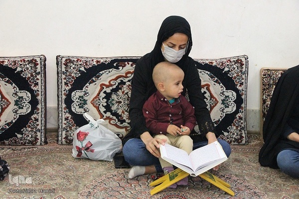 جزءخوانی قرآن کریم در امامزادگان باقریه(ع) بیرجند