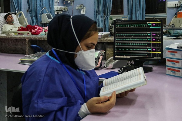 قرار بندگی؛ احیای شب ۲۱ رمضان در بیمارستان حضرت علی اصغر(ع) شیراز