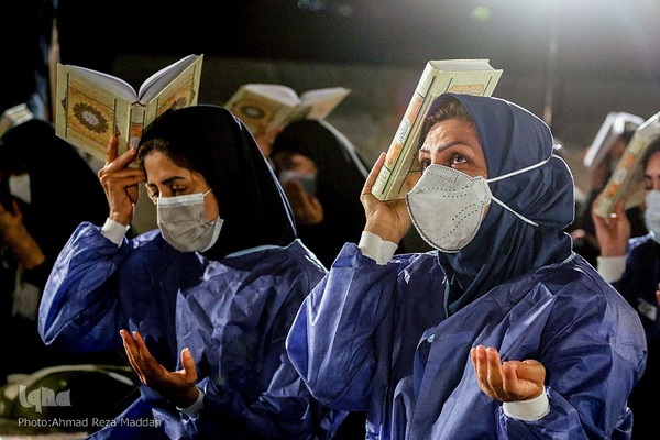 قرار بندگی؛ احیای شب ۲۱ رمضان در بیمارستان حضرت علی اصغر(ع) شیراز