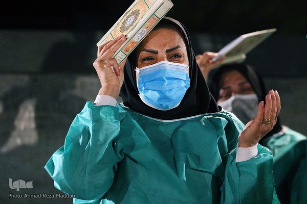 قرار بندگی؛ احیای شب ۲۱ رمضان در بیمارستان حضرت علی اصغر(ع) شیراز