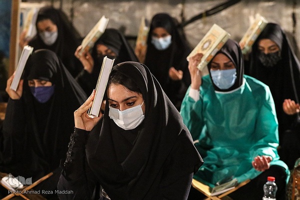 قرار بندگی؛ احیای شب ۲۱ رمضان در بیمارستان حضرت علی اصغر(ع) شیراز