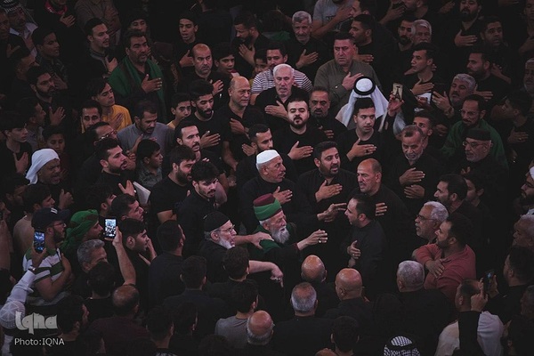 مراسم عزاداری سالروز شهادت امام  علی (ع) در حرم امام حسین (ع)