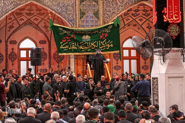 حضور هیئت‌های عزاداری در حرم مطهر علوی
