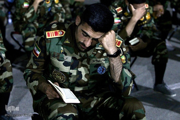 قرار بندگی؛ احیای شب ۲۳ رمضان در دانشگاه افسری امام علی(ع)