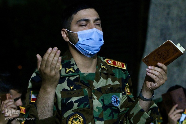 قرار بندگی؛ احیای شب ۲۳ رمضان در دانشگاه افسری امام علی(ع)