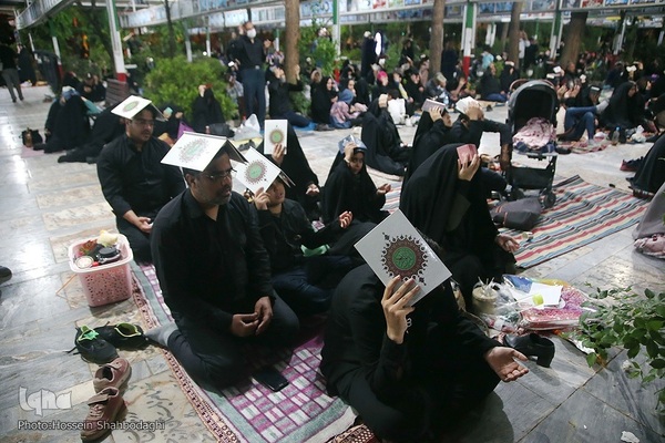 مراسم احیای شب ۲۳ رمضان در گلزار شهدای علی ابن جعفر قم