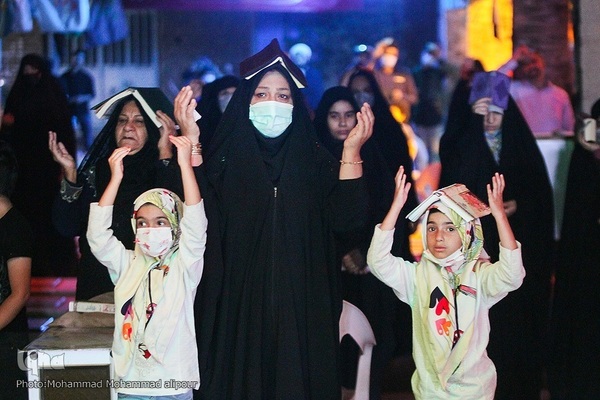 مردم اهواز احیای شب بیست و سوم ماه رمضان در گلزار شهدای اهواز