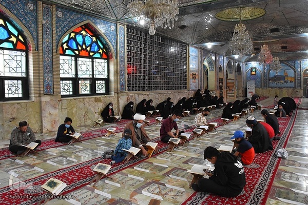 مراسم جزءخوانی قرآن کریم در سمنان‎‎‎‎