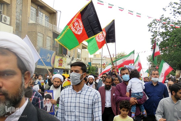 حضور مردم افغانستان در راهپیمایی روز قدس