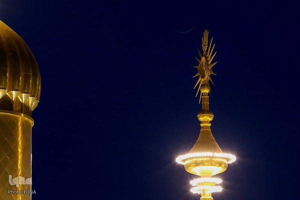 رویت هلال ماه شوال در حرم امیرالمومنین(ع)