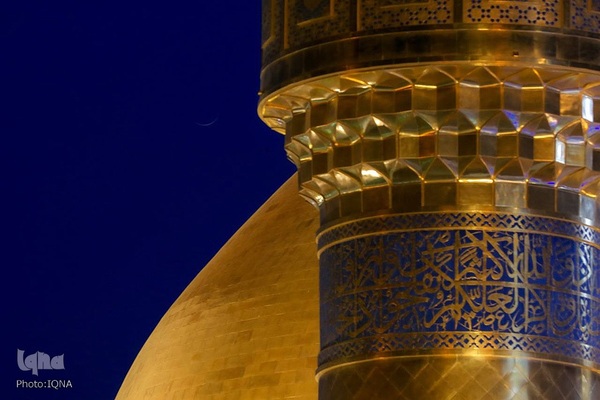 رویت هلال ماه شوال در حرم امیرالمومنین(ع)