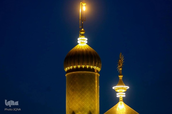 رویت هلال ماه شوال در حرم امیرالمومنین(ع)