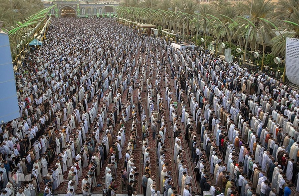 اقامه نماز عید سعید فطر در بین الحرمین