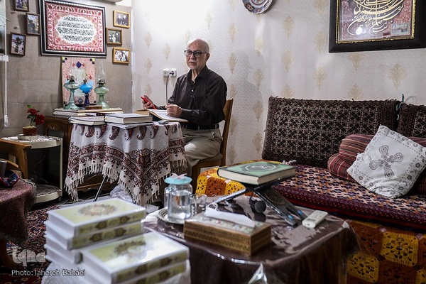 جلسه آموزش قرآن استاد موسوی بلده