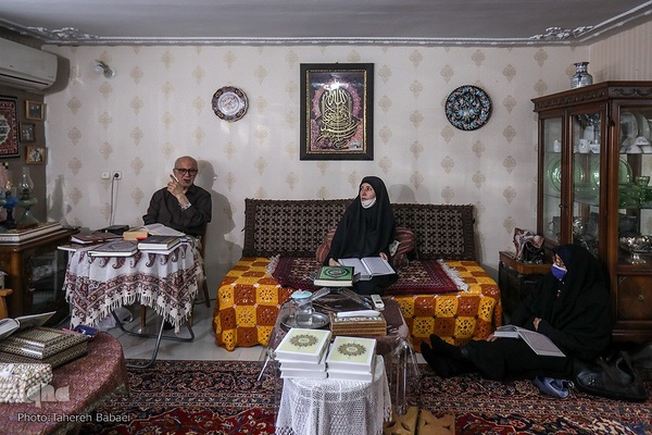 جلسه آموزش قرآن استاد موسوی بلده