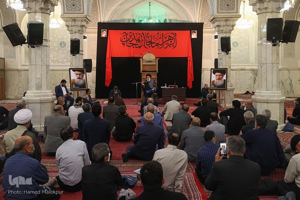 مراسم ترحیم آیت‌الله فاطمی‌نیا