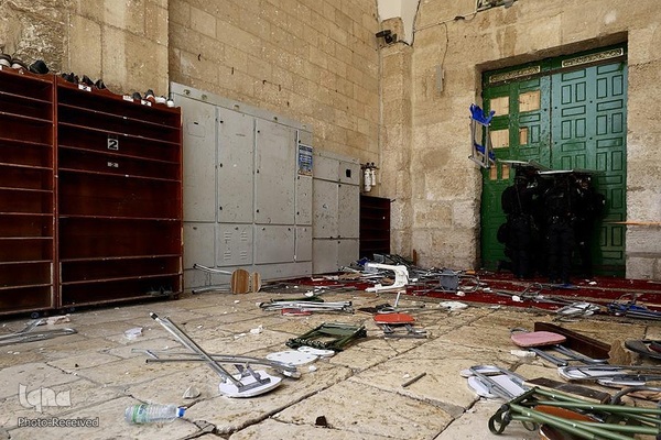 یورش شهرک نشینان صهیونیست به مسجد الاقصی