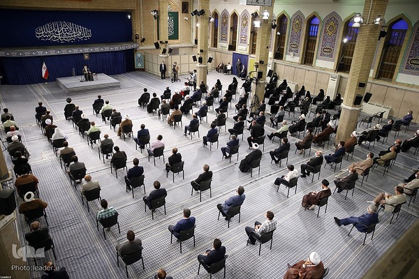 دیدار کارگزاران حج با رهبر انقلاب