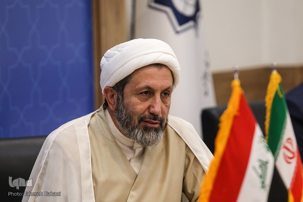 دیدار حجت‌الاسلام والمسلمین ایمانی‌پور، با وزیر فرهنگ، گردشگری و آثار باستانی عراق