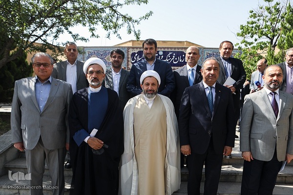 دیدار حجت‌الاسلام والمسلمین ایمانی‌پور، با وزیر فرهنگ، گردشگری و آثار باستانی عراق