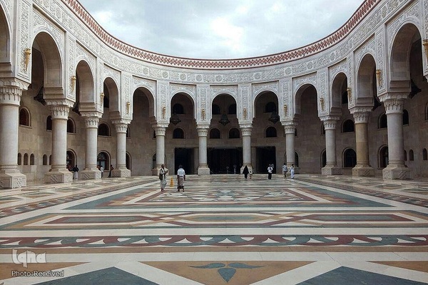 مسجد جامع «ملت» بزرگترین مسجد یمن در صنعا، پایتخت این کشور