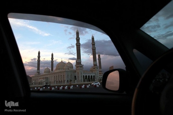 مسجد جامع «ملت» بزرگترین مسجد یمن در صنعا، پایتخت این کشور