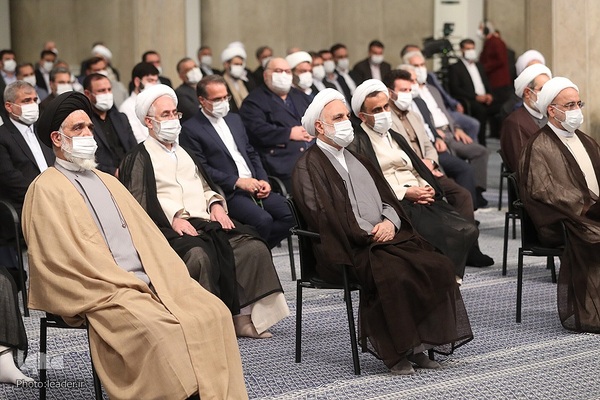 دیدار رئیس و مسئولان قوه قضائیه با رهبر انقلاب