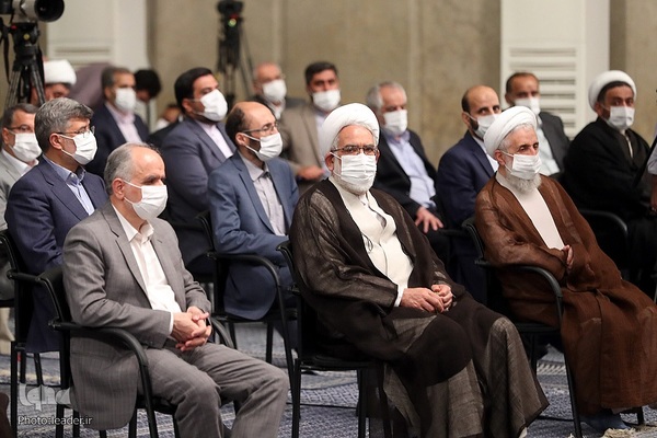 دیدار رئیس و مسئولان قوه قضائیه با رهبر انقلاب