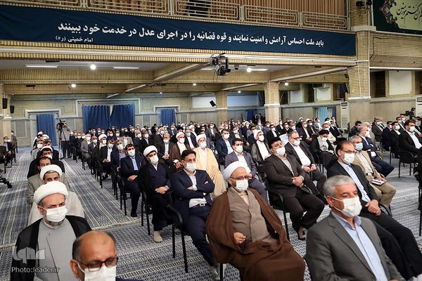 دیدار رئیس و مسئولان قوه قضائیه با رهبر انقلاب