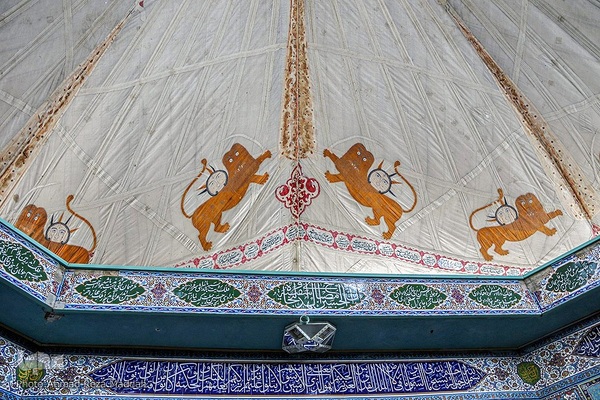 برپایی خیمه‌های عزا در زرقان استان فارس‎‎